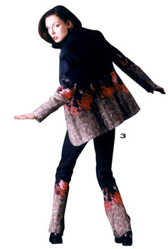 Модел на Евгения Живкова за "Жени стил", пролет-лято 2001 г.